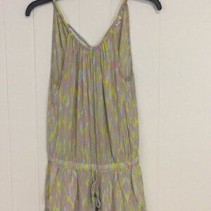Splendid Tahitian Watercolor Sleeveless Romper